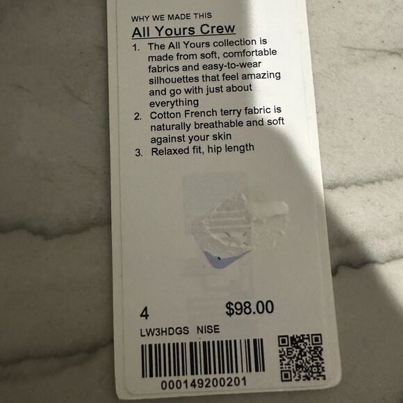 Lululemon All Yours Crew Sweatshirt - Picture 4 of 5